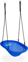 relaxdays nest swing oval - balançoire de jardin - chaise suspendue - balançoire - balançoire pour enfants