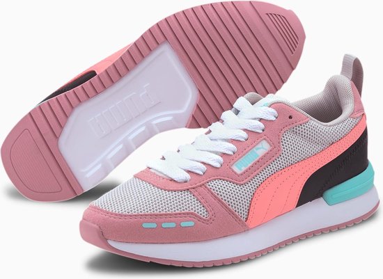 Puma R78 Jr Roze Junior Sneaker 373616-06 - maat 39 | bol.com