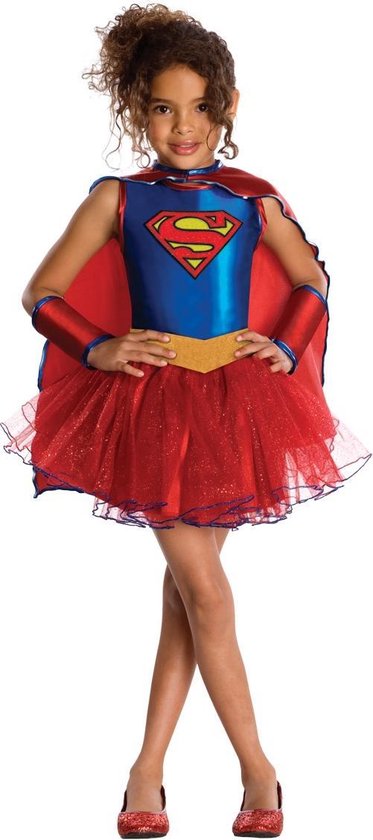 loterij werkplaats Mars Supergirl pak voor meisjes - Verkleedkleding - 116/128" | bol.com