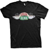 Friends Heren Tshirt -4XL- Central Perk Zwart