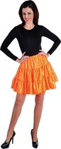 Magic Design Verkleed Rok Dames Satijn Oranje Maat S