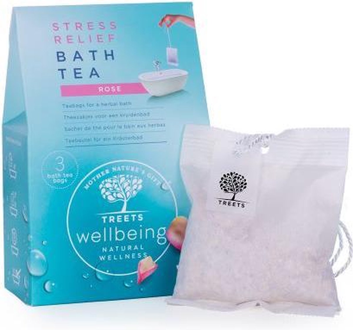 Treets Bath Tea Stress Relief 3 sachets