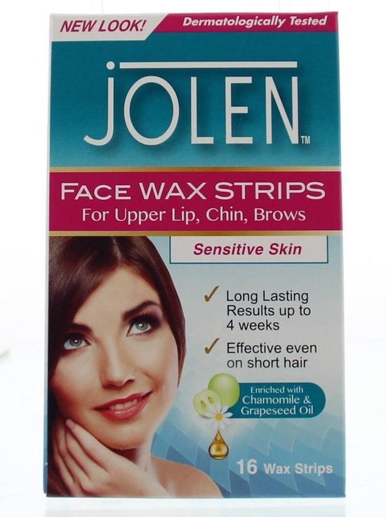 Jolen Face Wax Strips
