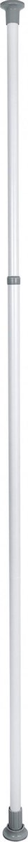 Wenko Hoofdstang Herkules 165-300 Cm Rvs Wit