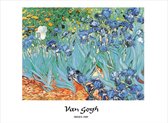 Poster - Van Gogh Irises - 80 X 60 Cm - Multicolor