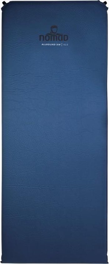 NOMAD® Allround XW 10.0 Slaapmat Zelfopblazend | Blauw | 198x76 cm | 10 cm Dik | 1 Persoons Luchtbed | Incl compressiehoes