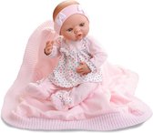 Berjuan Babypop Newborn Special Meisjes 45 Cm Vinyl/textiel Roze