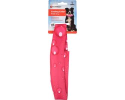 Koelhalsband fresk drop fuchsia - 49-56 cm Flamingo