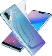Silicone hoesje transparant Geschikt voor: Huawei P20 Lite 2018