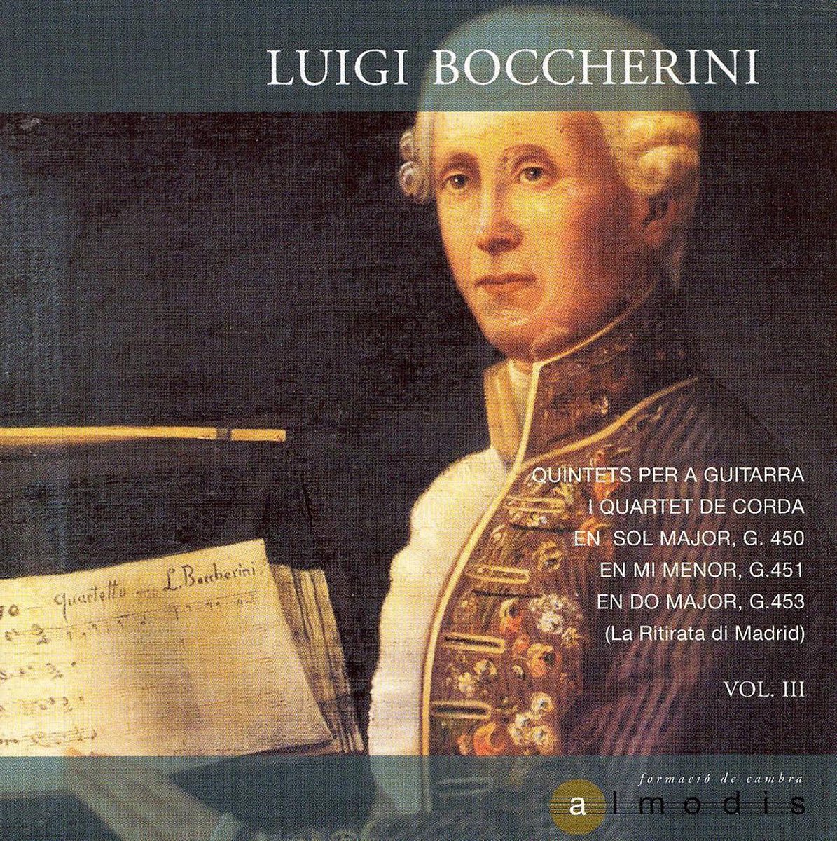 Boccherini: Quintets for guitar & string quintet, Vol. 3