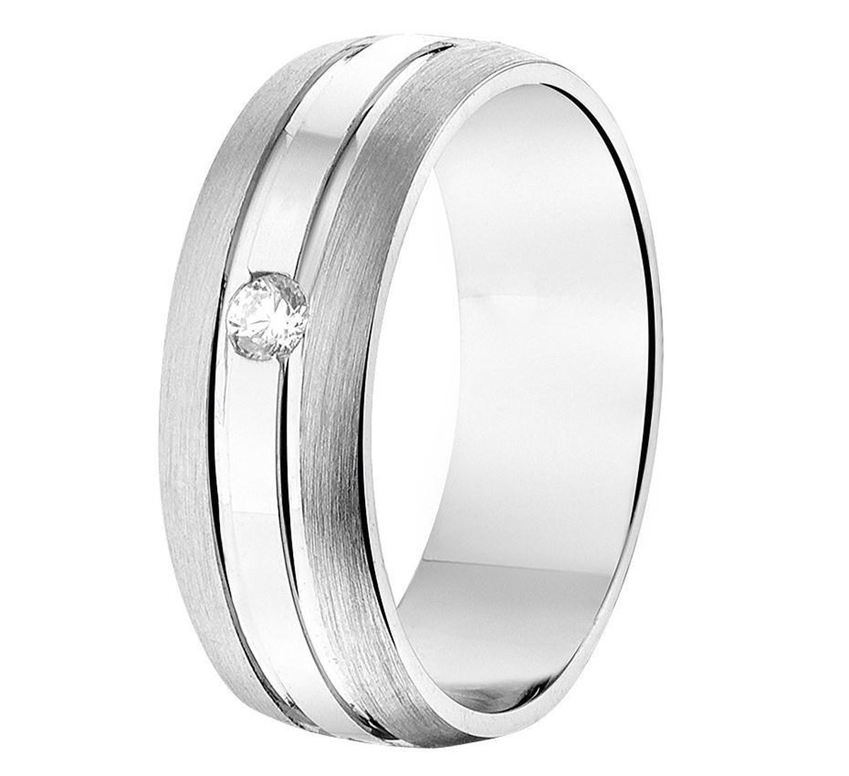 Fantasy Collection Ring A210 - 6,5 mm - met cz - PSN1315466