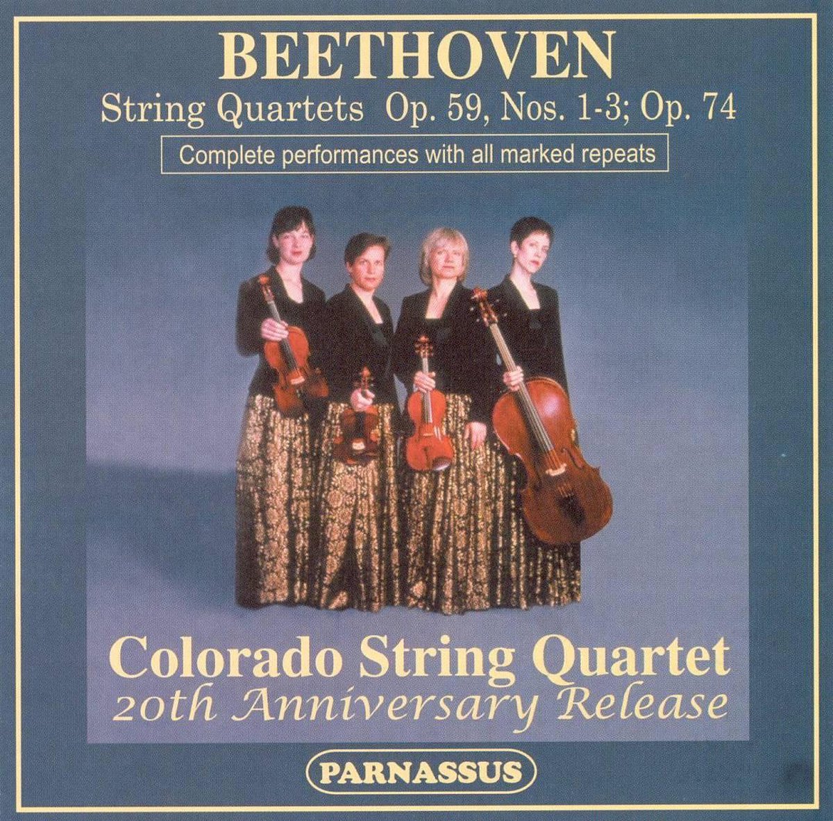 Beethoven: String Quartets, Op. 59, Nos. 1-3, Op. 74