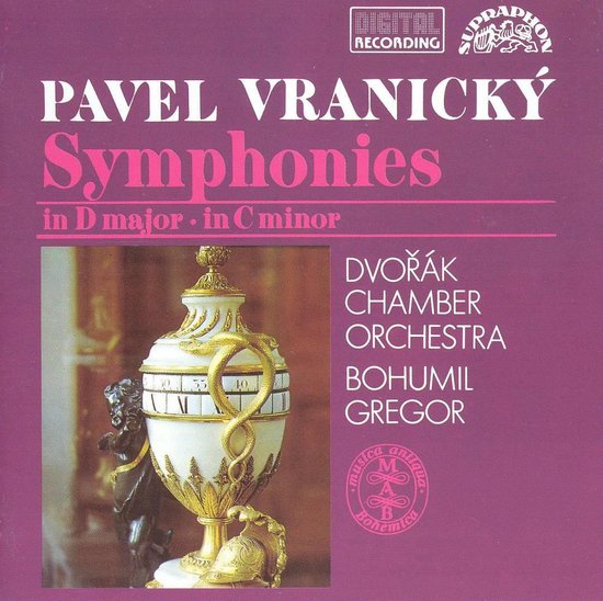 8596911095621 - Pavel Vranicky / Bohumil Gregor, Dvorak Chamber Orch