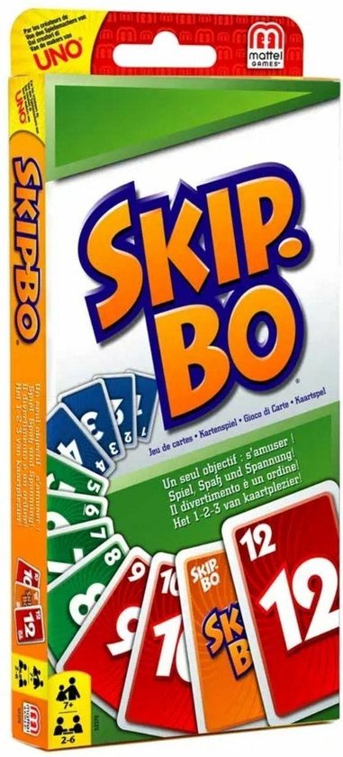 Thumbnail van een extra afbeelding van het spel Spellenbundel - Kaartspel - 2 stuks - Skip-Bo & SET!