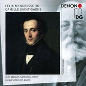 Mendelssohn/Saint-Saens: Violin Sonatas