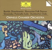 Bartok: Divertimento; Romanian Folk Dances; Stravinsky: Pulcinella Suite; Dumbarton Oaks