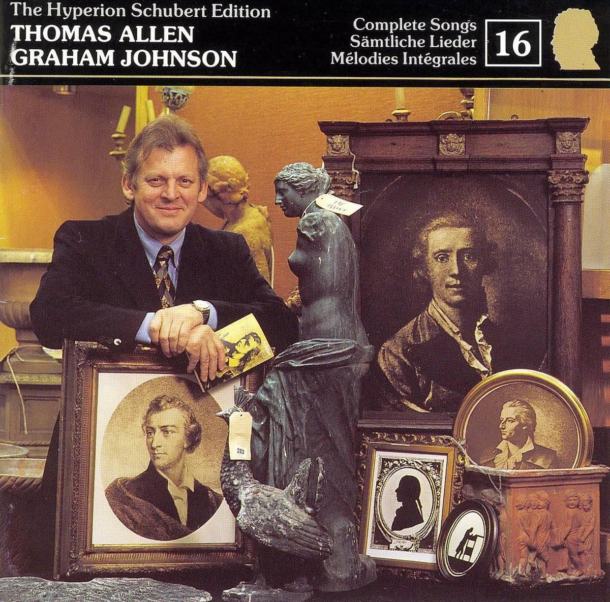 Afbeelding van product The Hyperion Schubert Edition - Complete Songs Vol 16  - Graham Johns Thomas Allen Baritone