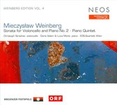 Christoph Stradner, Doris Adams, Luca Monti, EOS-Quartett Wien - Weinberg: Sonata For Violoncello And Piano No.2/Piano Quintet (CD)
