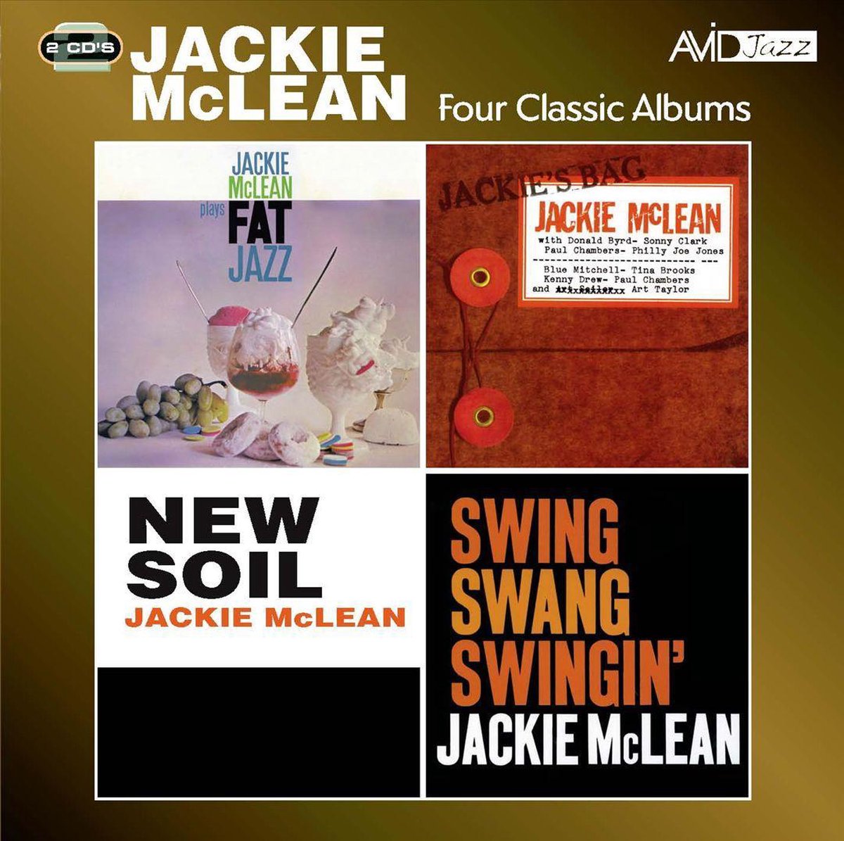 Four Classic Albums (Fat Jazz / Jackies Bag / New Soil / Swing. Swang. Swingin) - Jackie McLean