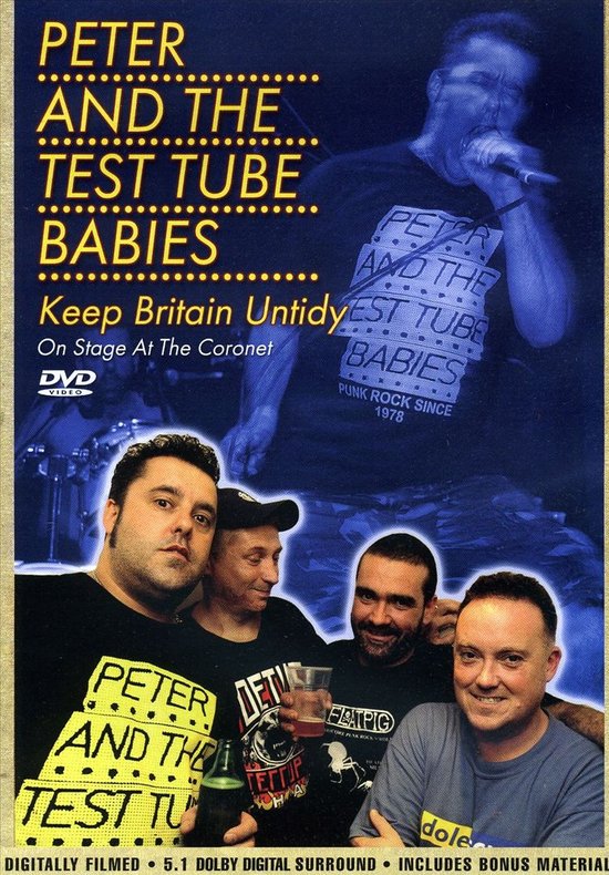 Cover van de film 'Peter & The Test Tube Babies - Keep Britain Untidy'