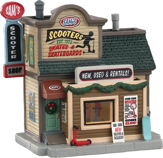 Lemax - Sam's Scooter Shop- B/o Led