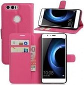 Huawei Honor 8 Hoesje Wallet Case Roze