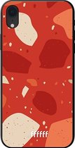 iPhone Xr Hoesje TPU Case - Terrazzo N°4 #ffffff