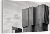 Schilderij - Moderne architectuur in Rotterdam — 90x60 cm
