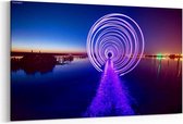 Schilderij - Amazing lasershow — 90x60 cm