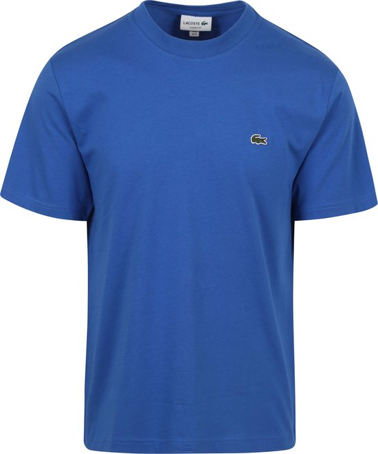 Lacoste - T-Shirt Kobaltblauw - Heren - Maat S - Regular-fit
