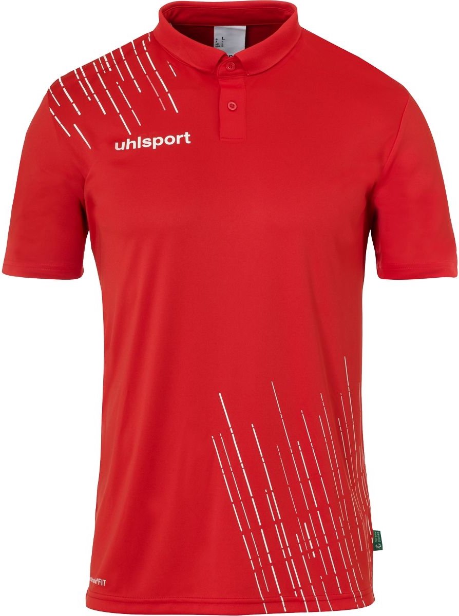 Uhlsport Score 26 Polo Heren - Rood / Wit | Maat: 2XL