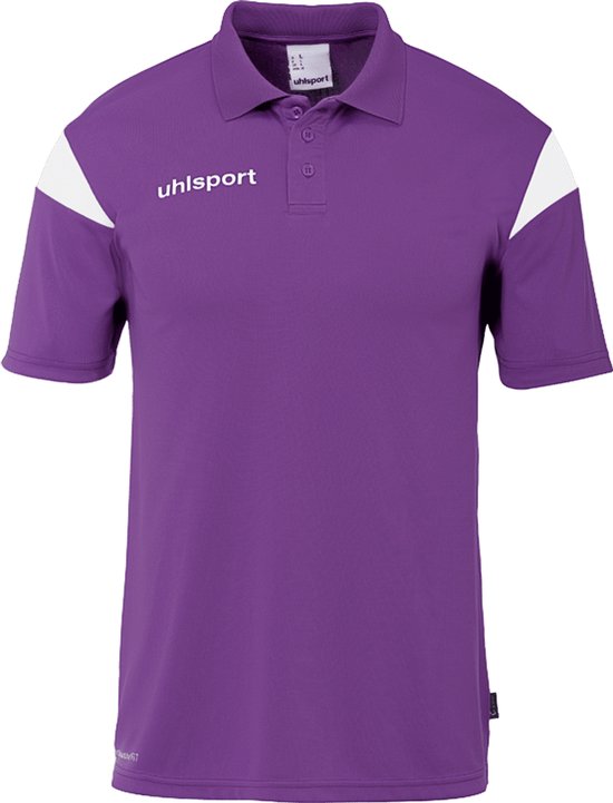 Uhlsport Squad 27 Polo Heren - Paars / Purple / Wit | Maat: XL