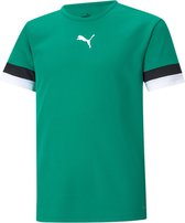 Puma Teamrise Shirt Korte Mouw Kinderen - Groen | Maat: 140