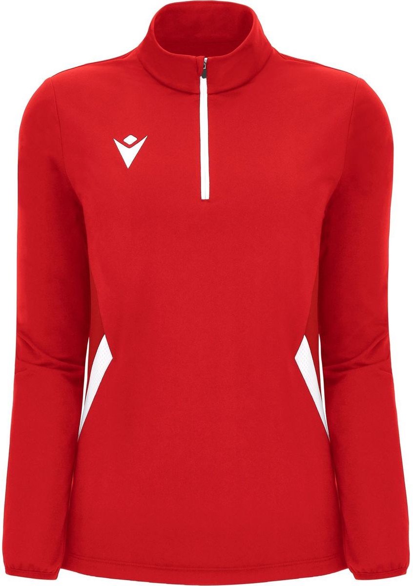 846x1200.jpg Macron Victory Maira Ziptop Dames - Rood / Wit | Maat: L - Afbeelding 1