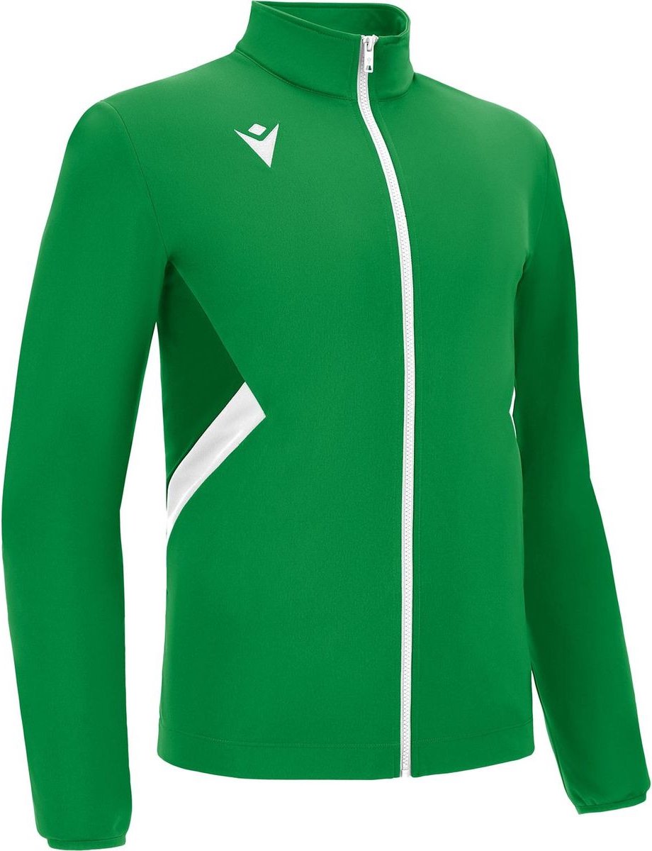 Macron Victory Raijin Polyestervest Heren - Groen / Wit | Maat: XL