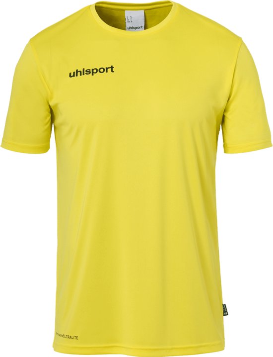 Uhlsport Essential Functioneel T-Shirt Heren - Geel / Zwart | Maat: 3XL