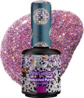 Pink Gellac 206 Bedazzled Purple Gel Lak - Glanzende Paarse Gellak Nagellak - Gelnagels Producten - Gel Nails