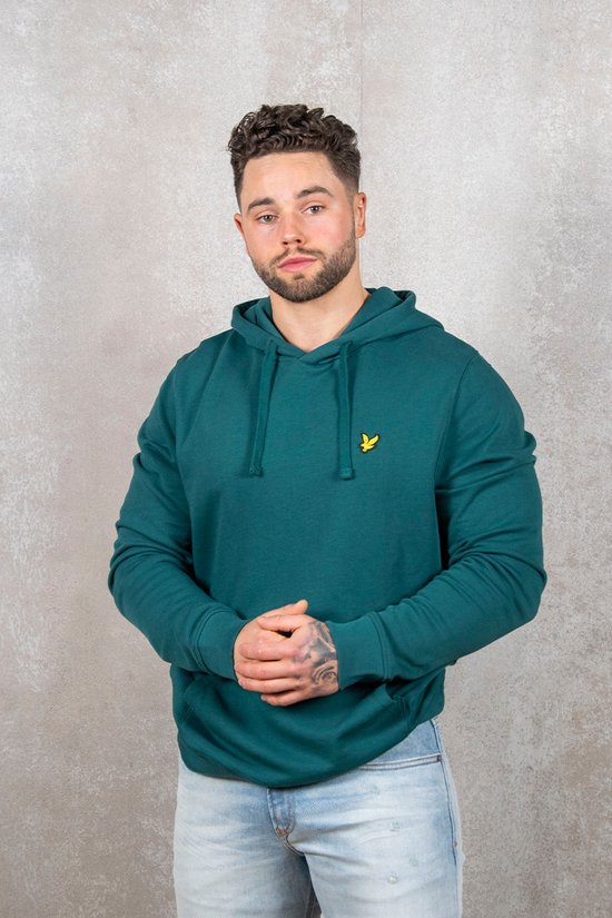 Lyle & Scott Pullover Hoodie Truien & Vesten Heren - Sweater - Hoodie - Vest- Groen - Maat XL