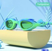 Kinder duikbril - Zwembril - Waterdicht en anti-mistbril - blauw groen