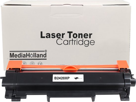 MediaHolland - Huismerk Toner TN-2420 geschikt voor Brother Laser Printers - 1x Zwart - Toners Cartridges - Zwart: 6000 Pagina's
