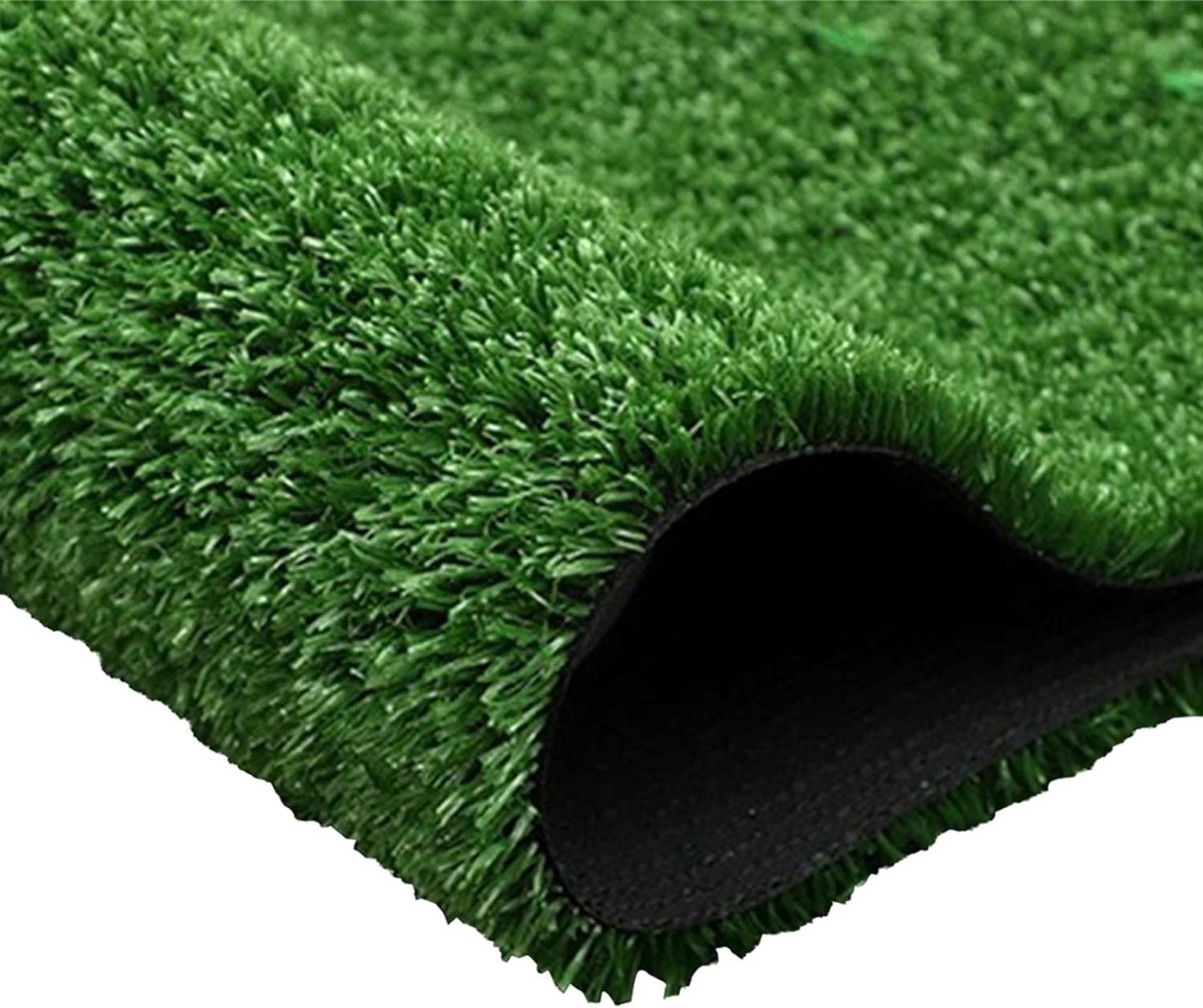 Kunstgras Tapijt Buiten 2x0,5m Realistisch uitziende Kunstgras Gazon Tegels voor Patio Tuin Gazon Honden Huisdieren (Type B)