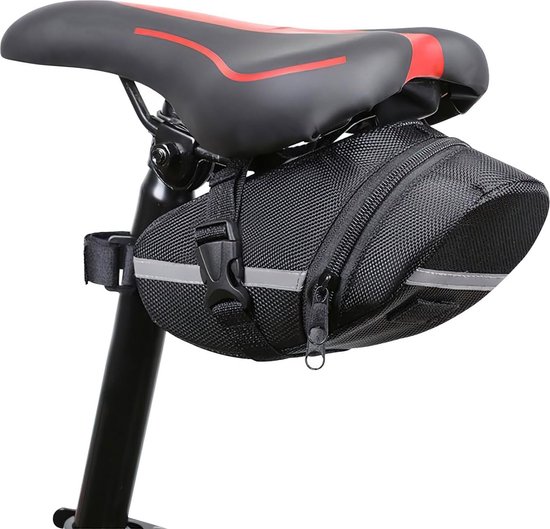 Fiets zadeltas, waterdichte fietstas frametas waterdichte mountainbike tas bovenbuistas Aero Wedge Pack, fietszadeltas voor MTB, mountainbikes, fietsen en racefietsen