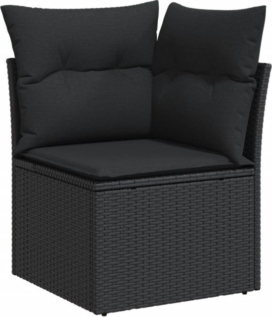 vidaXL-6-delige-Loungeset-met-kussens-poly-rattan-zwart