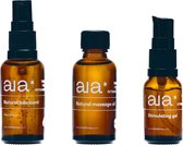 Aia* - Intimacy Essentials Box - Vegan - Natuurlijk Glijmiddel - Natuurlijke Massage Olie - Stimulating gel - Cadeau Box - Glazen Flesjes