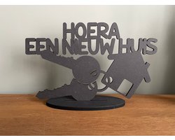 Nieuw huis cadeau - Housewarming cadeau - Nieuwe woning cadeau - Housewarming cadeau kleinigheidje - Kadootje