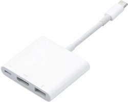 Finnacle – Multifunctionele USB-C adapter – GESCHIKT VOOR Macbook – USB, HDMI, USB-C compatibiliteit – Wit