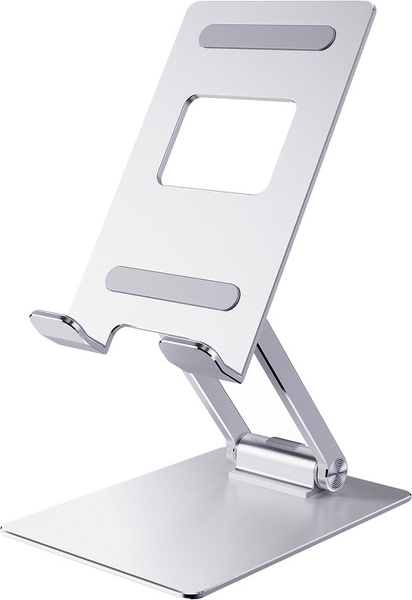 Aluminium Telefoonhouder Bureau Telefoon standaard - Universeel - Opvouwbaar en Compact - Telefoon en Tablet Houder - Provium