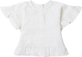 Noppies Girls Top Clawson T-shirt à manches courtes Filles - Whisper White - Taille 80