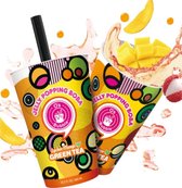 Jelly Popping Boba – Thé vert litchi et Mango avec Jelly Popping Boba
