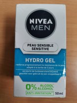 Nivea Men Sensitive Hydro Gel 1 x 50 ml Moisturising Cream for Men with Sensitive Skin